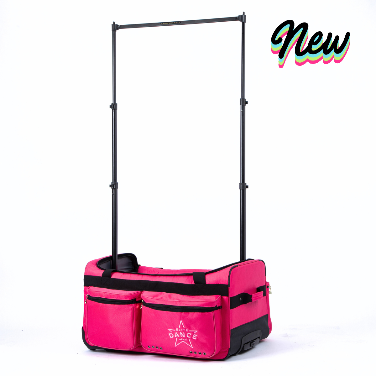 Elite Dance Gear [Foldable] "CostumeCruiser-II" 28-inch Wheeled Dance Duffel with Garment Rack with Free...