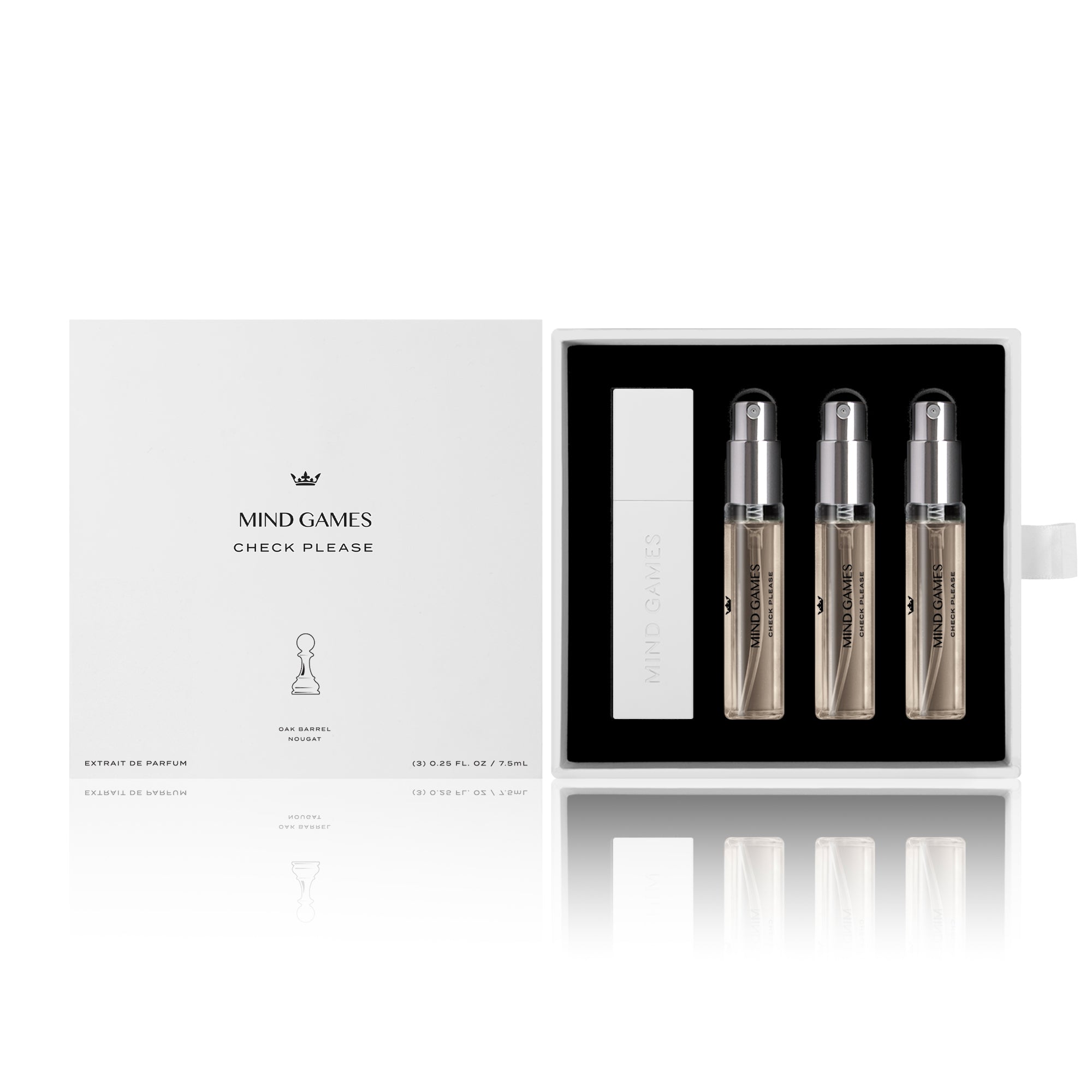 Mind Games Fragrances LLC Check Please Travel Trio 3 x 7.5ml