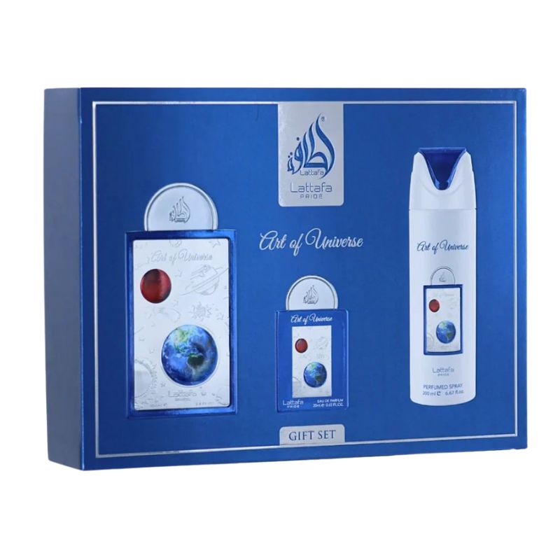 Perfumesforwholesale.com Lattafa Art of Universe Gift Set (3 Pieces)