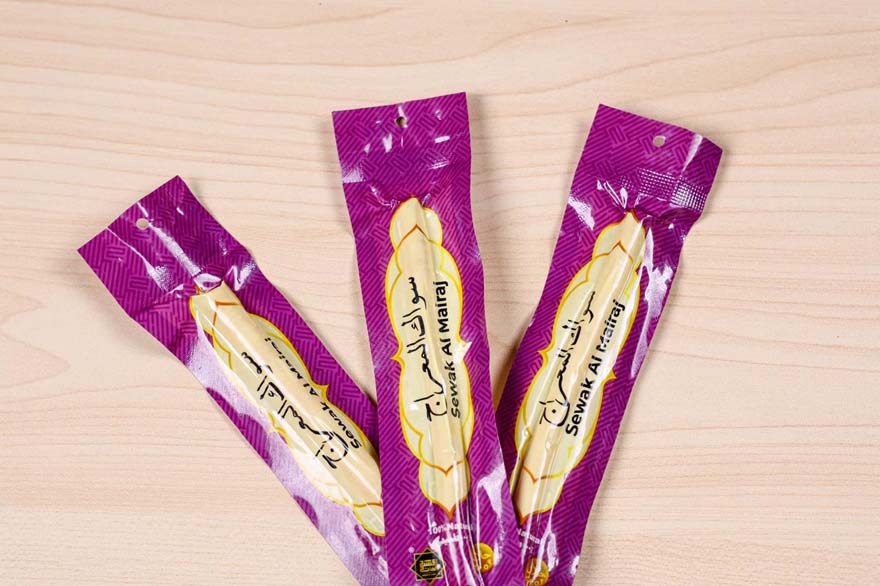 Miswak Alfateh 3 Sewak in Dark Purple Packing