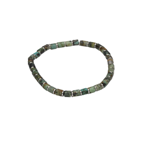 Oroafrica African Turquoise Beaded Bracelet