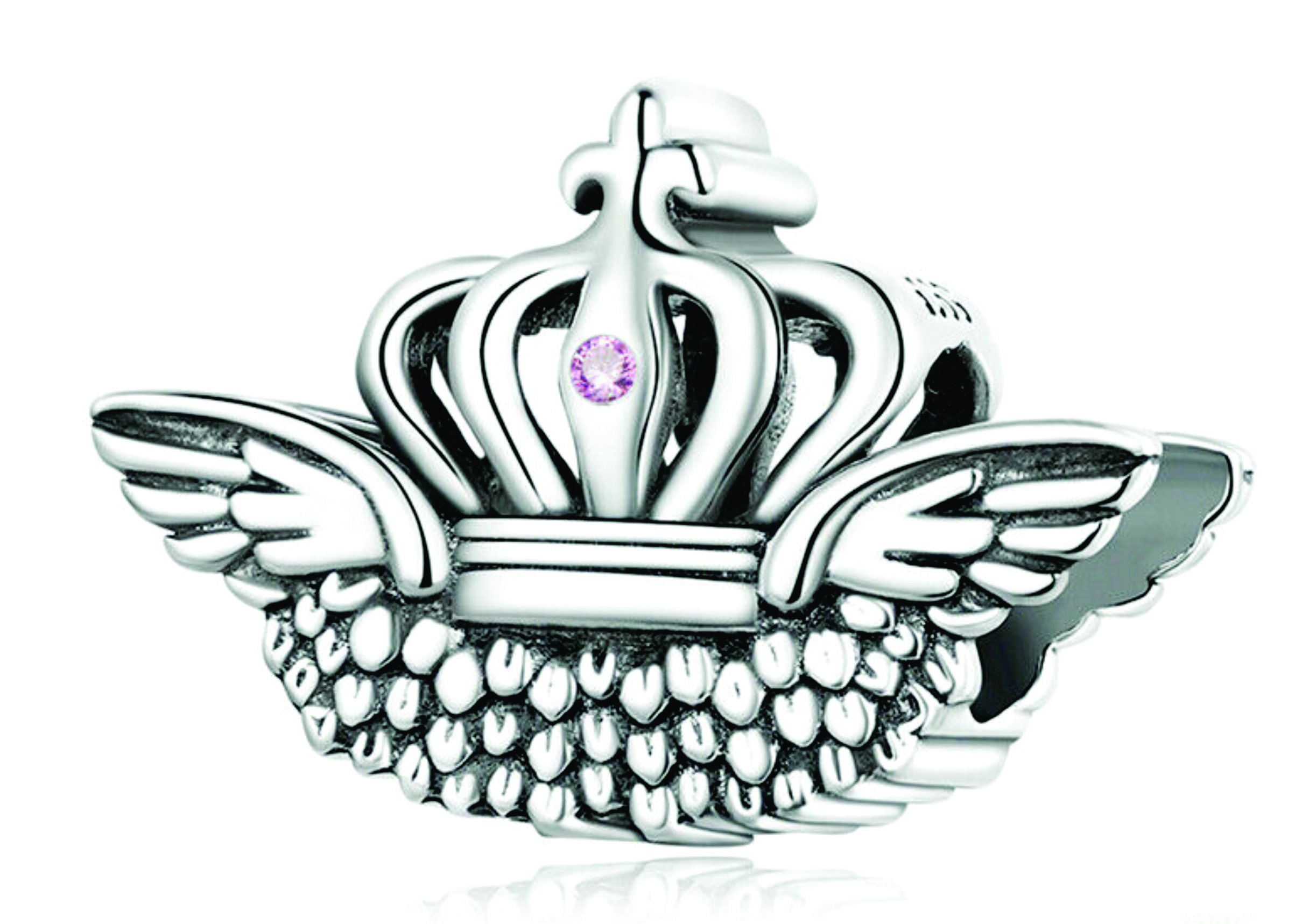 Sterling Silver Crown Charm