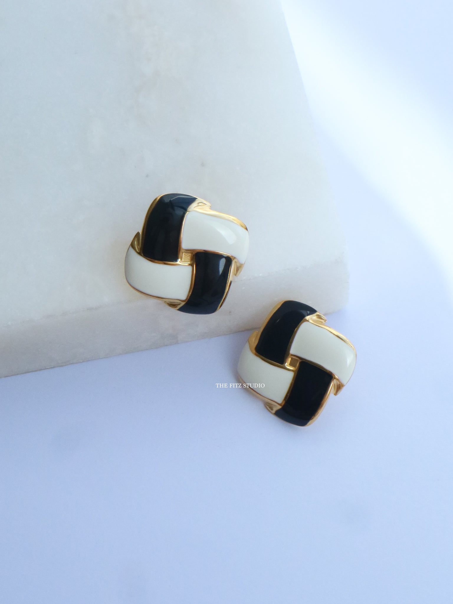 Cookie Square Earrings - Waterproof