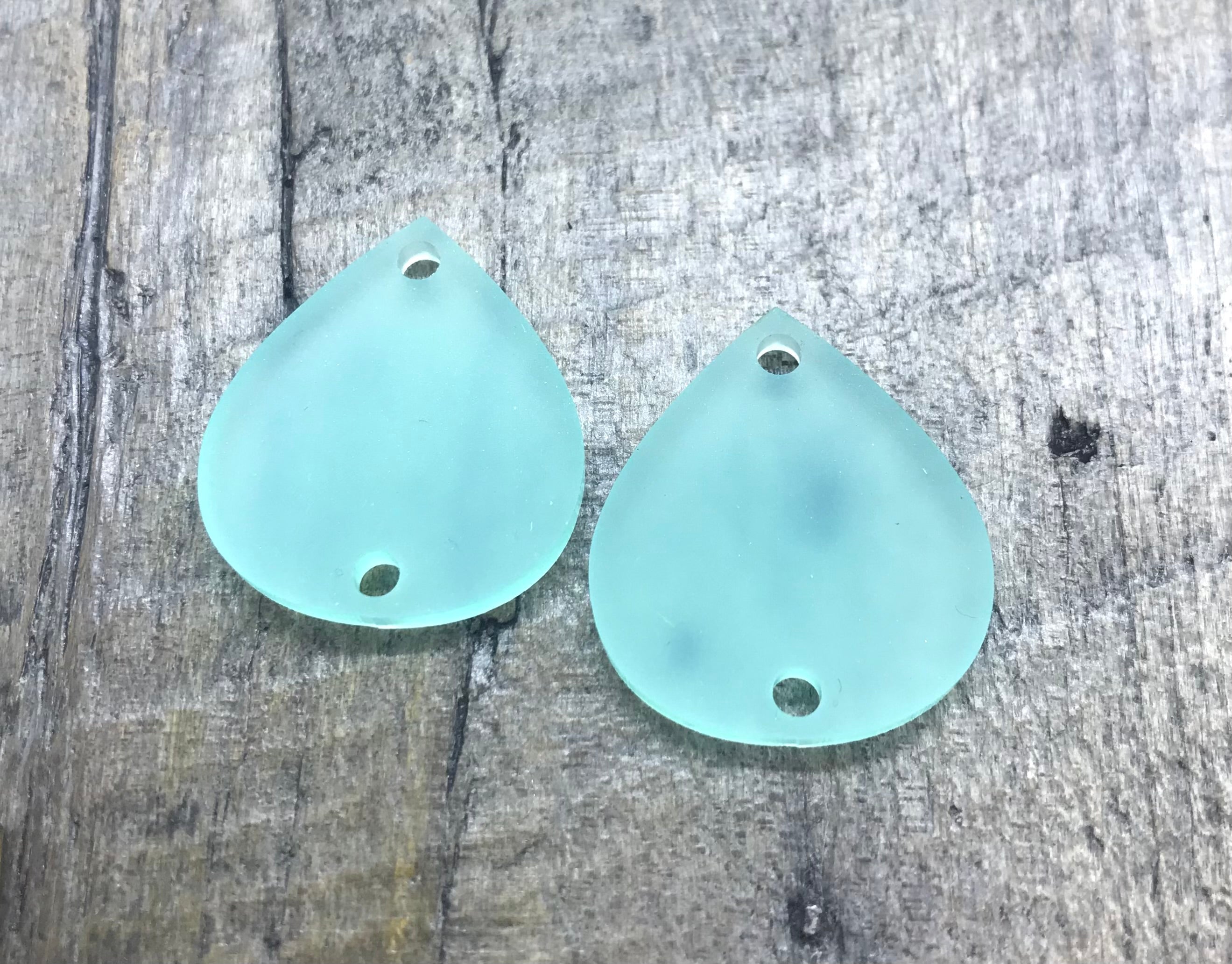 Whole Bead Store Large Frosted Sea Acrylic Earring Components