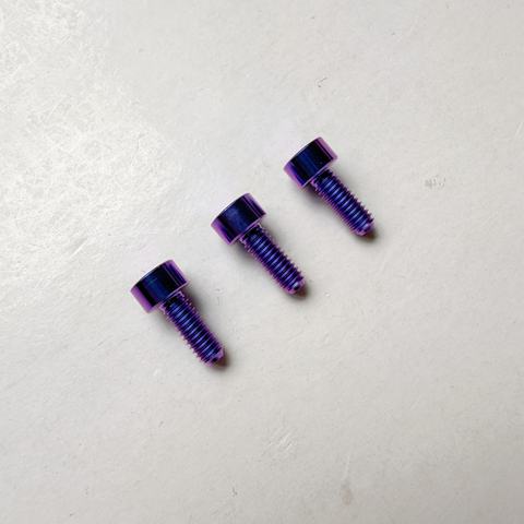 Burnt Blue Titanium Alloy Screws Hex Motorcycle Electric Car Modification Cylindrical Head Bolts High Strength Anti-Corrosion