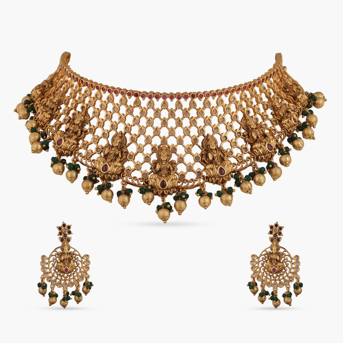 Tarinika Shriya Antique Filigree Choker Set