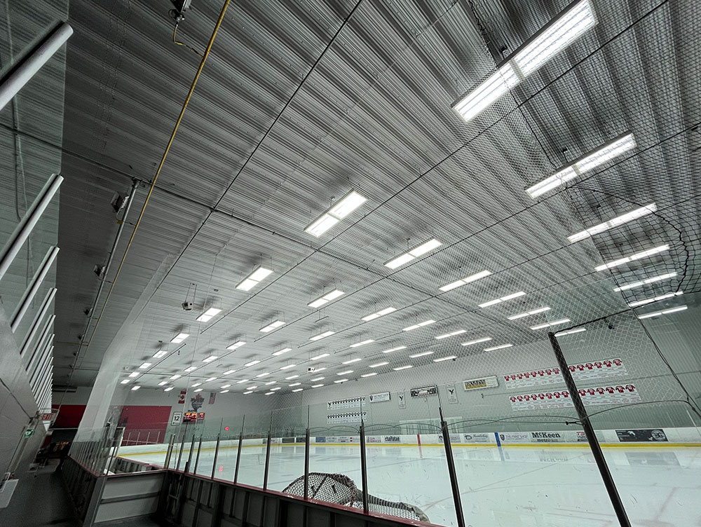 WHITE OR BLACK HOCKEY SPECTATOR NETTING SE-PN-NHLKN