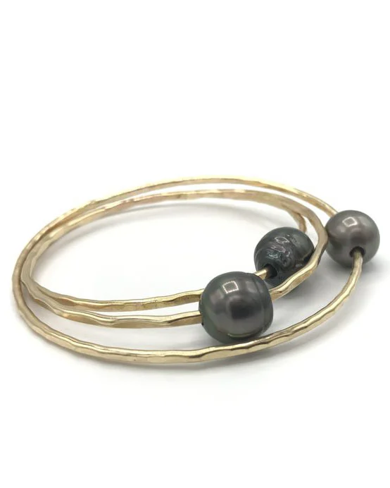 Beach Love Jewelry Hawaii Tahitian Pearl Bangle