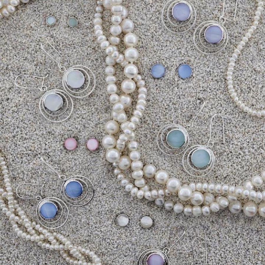 Newport Silver Co. Mother of Pearl