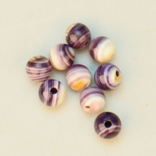 Wampum Round Bead