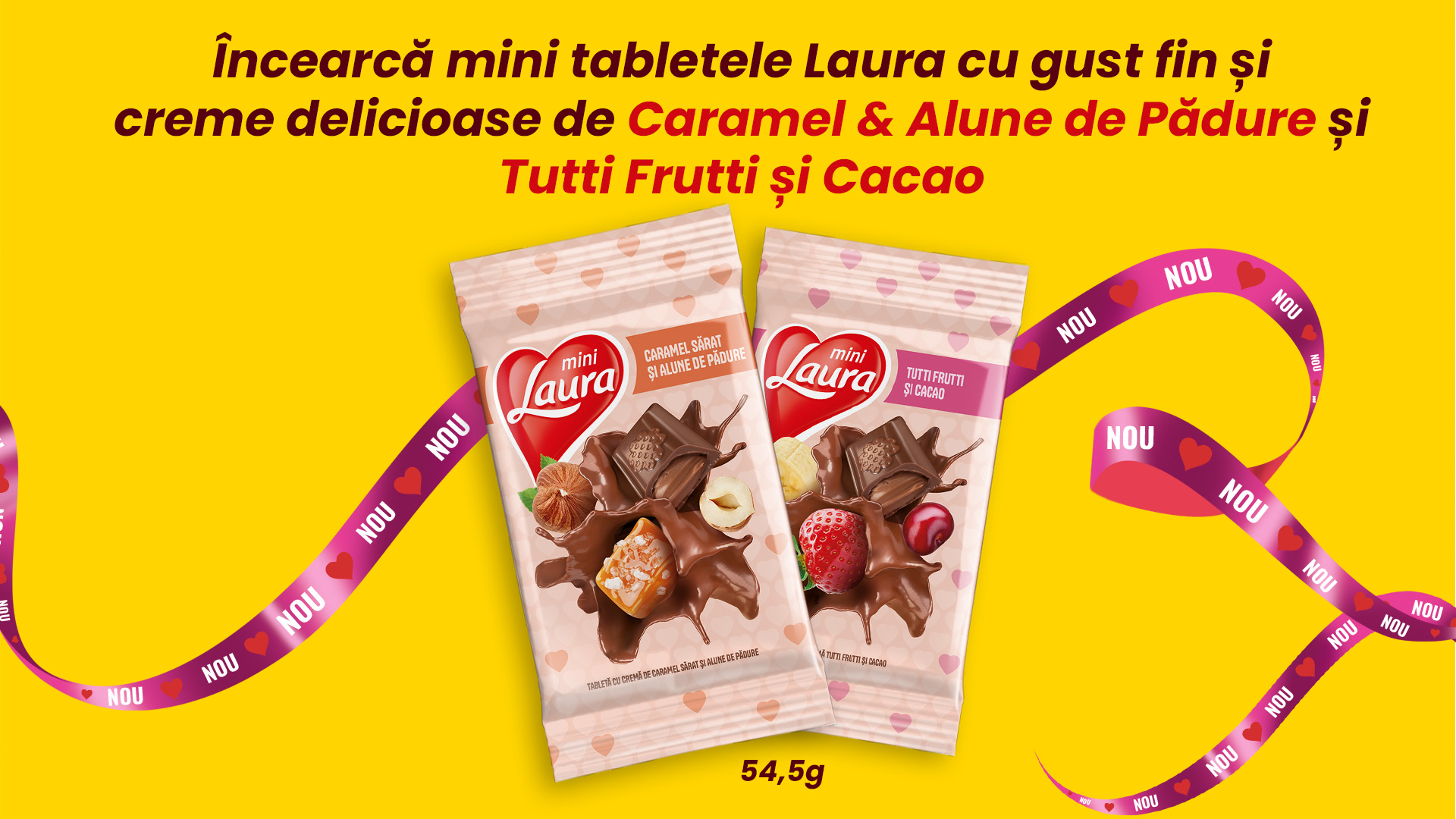 LAURA chocolate mini tablets