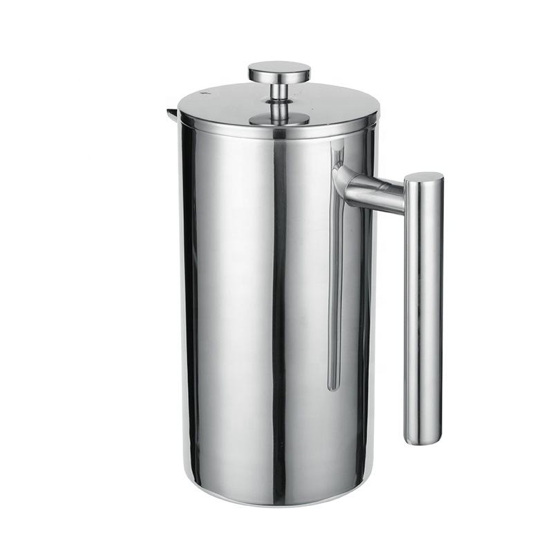 Good Wish Coffee Double Wall Stainless Steel French Press Coffee Maker