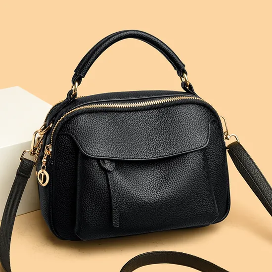 Ninghua County Impression Hakka E-Commerce Co., Ltd. 2025 Fashion Design Crossbody Bags High Quality PU Leather Shoulder Messenger Bag Casual...