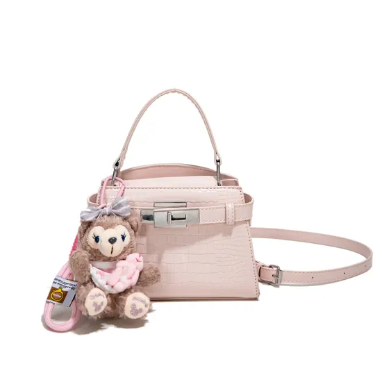 Top Quality Woman Brand Cute Mini Genuine Leather Casual Handbag for Women Fashionable Style Square Single Shoulder Bag