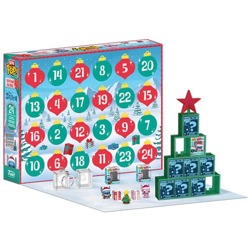 BBCW Distributors Bitty Pop! - Disney - Stitch - Keychain Bitty Pop! Holiday Advent Calendar