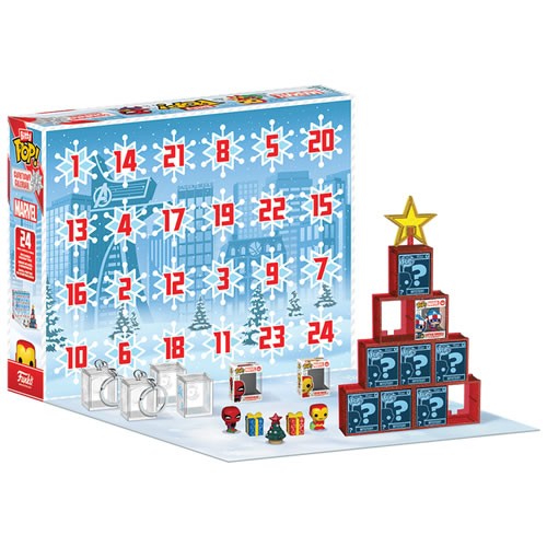 BBCW Distributors Bitty Pop! - Marvel - Keychain Bitty Pop! Holiday Advent Calendar