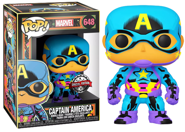7 Bucks A Pop Captain America (Black Light) 648 - Special Edition Exclusive