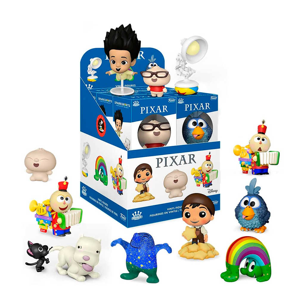 MINI VINYL FIGURES PIXAR SHORTS 12PC PDQ – SURTIDO