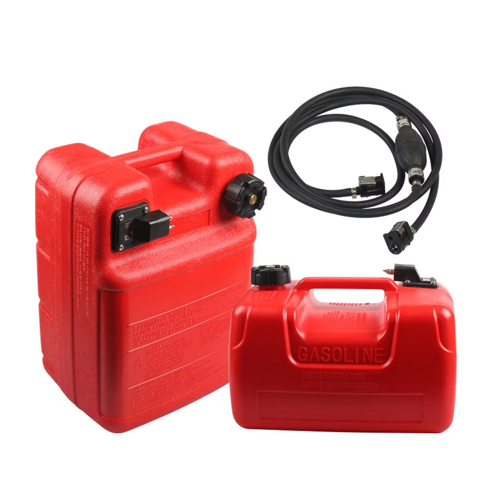 Taizhou Huangyan Linda Automobile and Motorcycle Parts Co., Ltd. Linda High Quality 12L/24L Marine Outboard Motor Fuel Tank With Connector