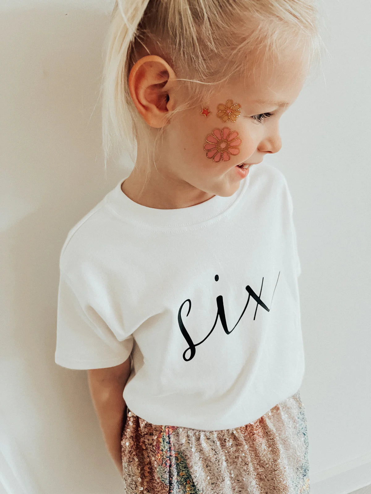 ALF & CO Sixth Birthday T-Shirt - Age Six Milestone