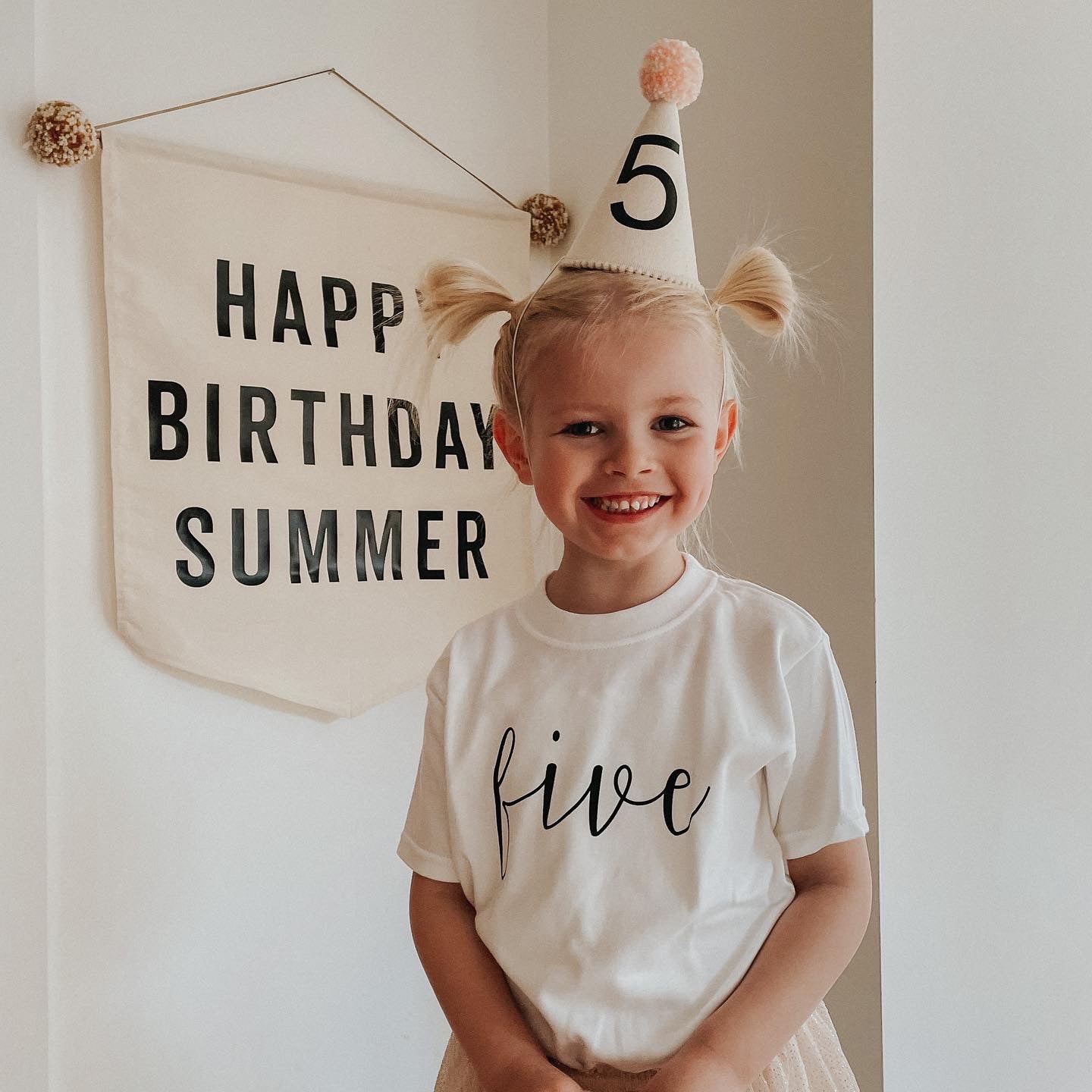 Fifth Birthday T-Shirt - Age Five Milestone