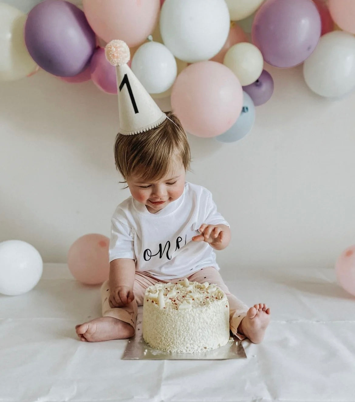 First Birthday T-Shirt - Age One Milestone