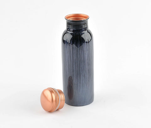 Tilnar Art Brushed Black Copper Water Bottle 750ml