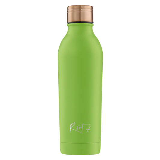 Root7 UK Avocado Green Powder Coated Water Bottle