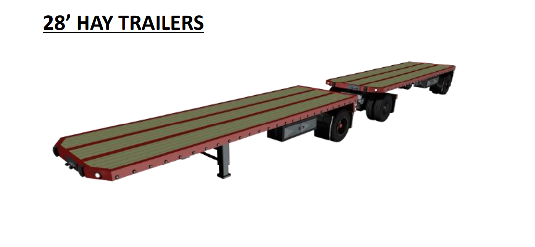3D Printed Flatbed Pups Trailer Kit