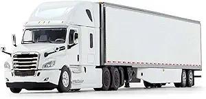 DCP (Diecast Promotions) by First Gear DCP 1/64 53' Utility Trailer & Thermo King Reefer with Freightliner 2018 Cascadia Sleeper...