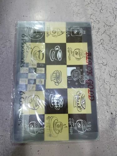 P.M. Handloom 2mm PVC Printed Dining Table Mat