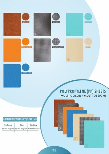 Rainbow Paper Industries Pvt. Ltd. Polyproplene (PP) Sheets