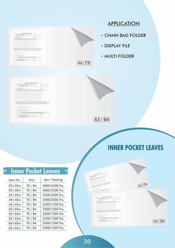 Inner Pocket Leaves