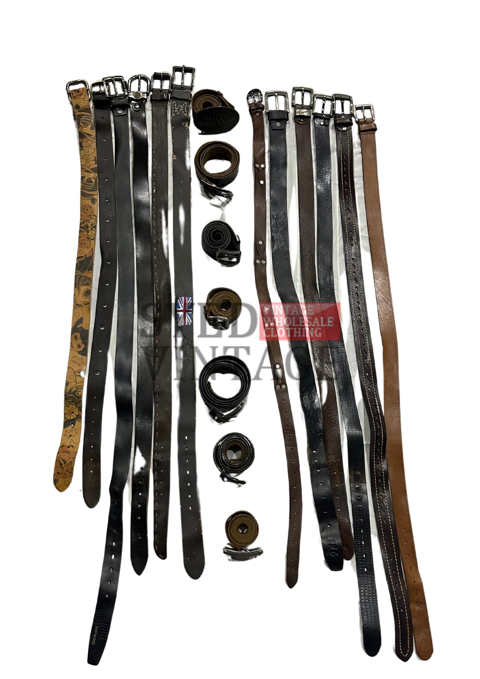 Syed Vintage LTD 80s 90s Leather Belts Mix