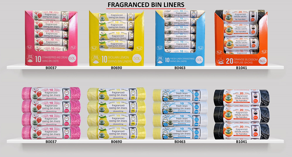TidyZ Fragranced Bin Liners