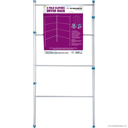 NT International PLC 2 Fold Clothes Dryer Rack Airer
