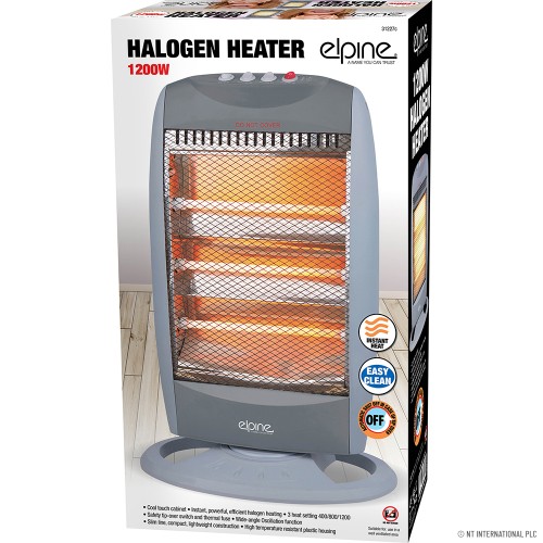 3 Bar 1200w Halogen Heater (Standard)
