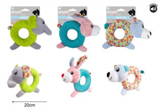 Smart Choice Small Dog & Puppy Plush Toy 3 Assorted Colours