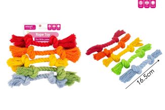 Smart Choice Small Dog/puppy Rope Tug Toys 5 Pack