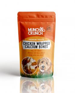 Munch & Crunch Chicken Wrapped Calcium Bones 70g