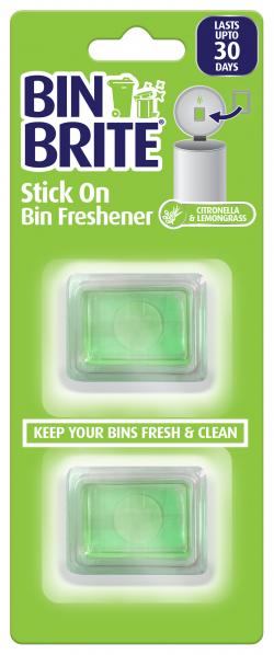Stick On Freshener Citron & Lemon Grass 2pk