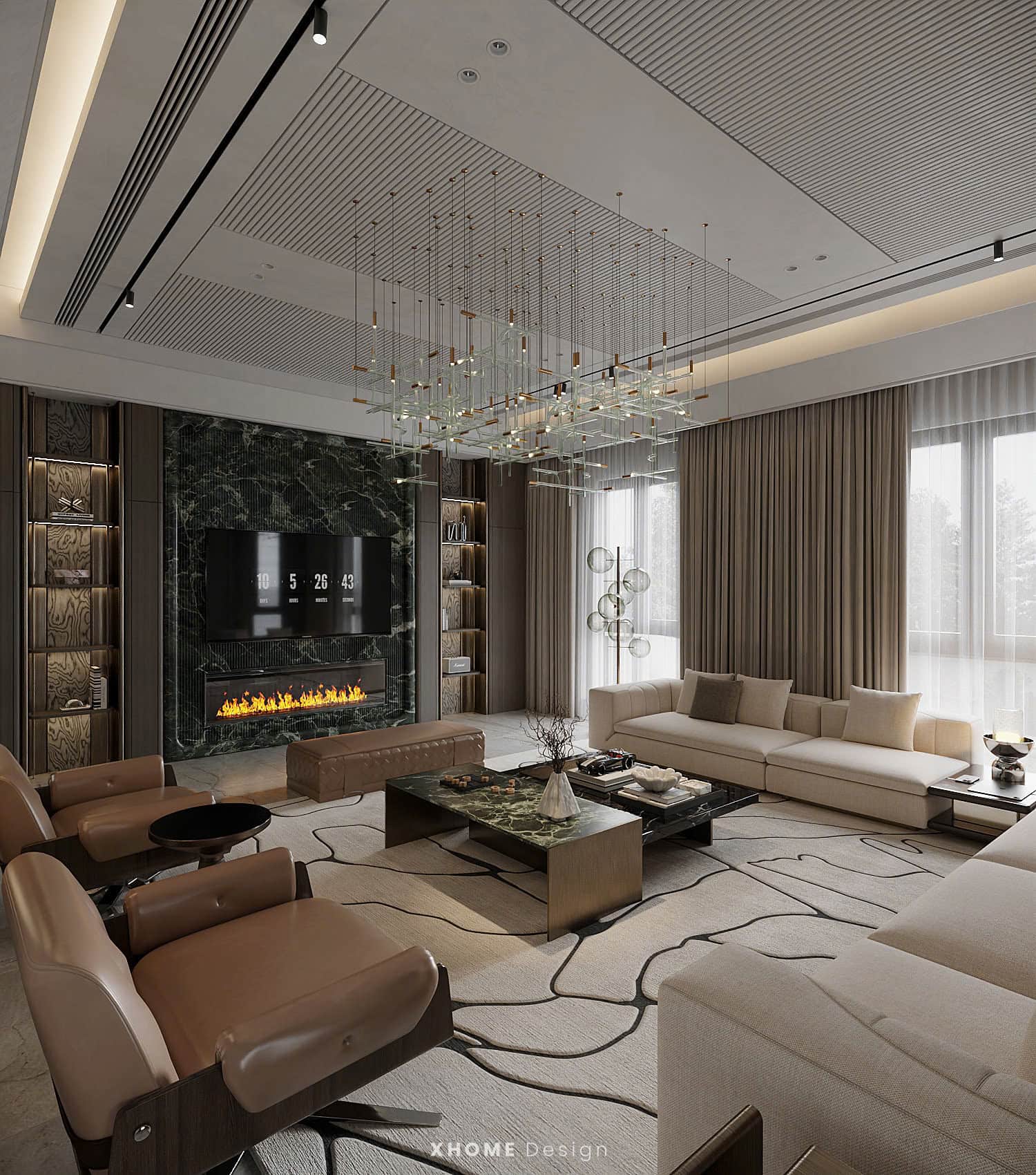 XHOME Eco Factory Vinhomes Co Loa Villa Interior Design (Modern Luxury style)
