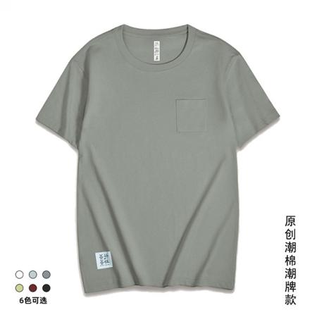 派尼欧服装有限公司 (PNEO) 重磅纯棉圆领T恤1872#