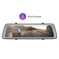 Agme Dash Cams Road Angel Halo View Rear View Mirror and Dash Cam