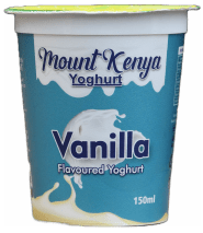 Mount Kenya Yoghurt Vanilla 150ml