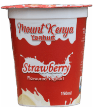 Mount Kenya Yoghurt Strawberry 150ml