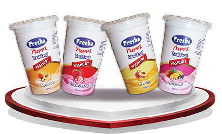 Fresha Dairy Brands Fresha Yuppi Yoghurt