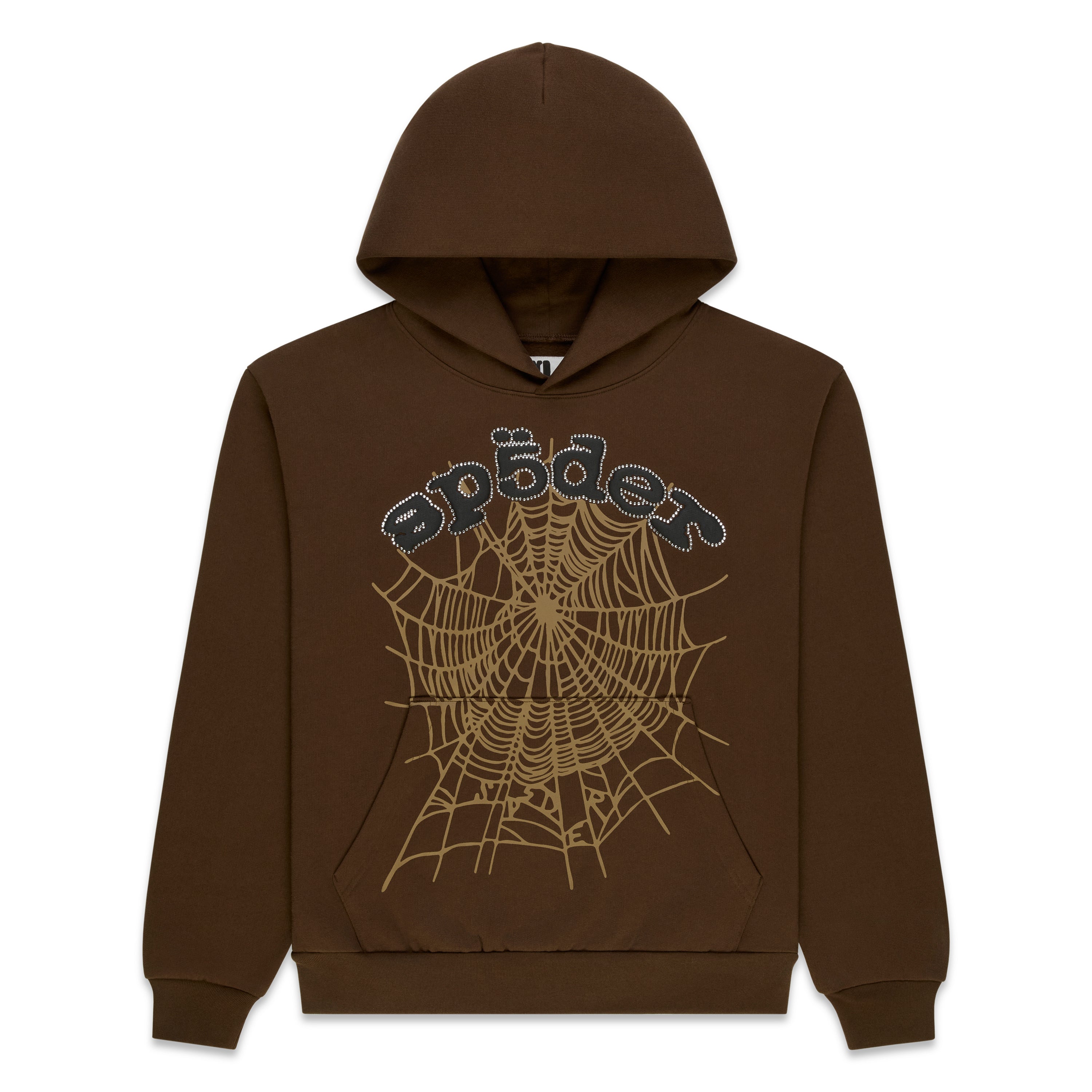 SP5DER RHINESTONE OG WEB HOODIE