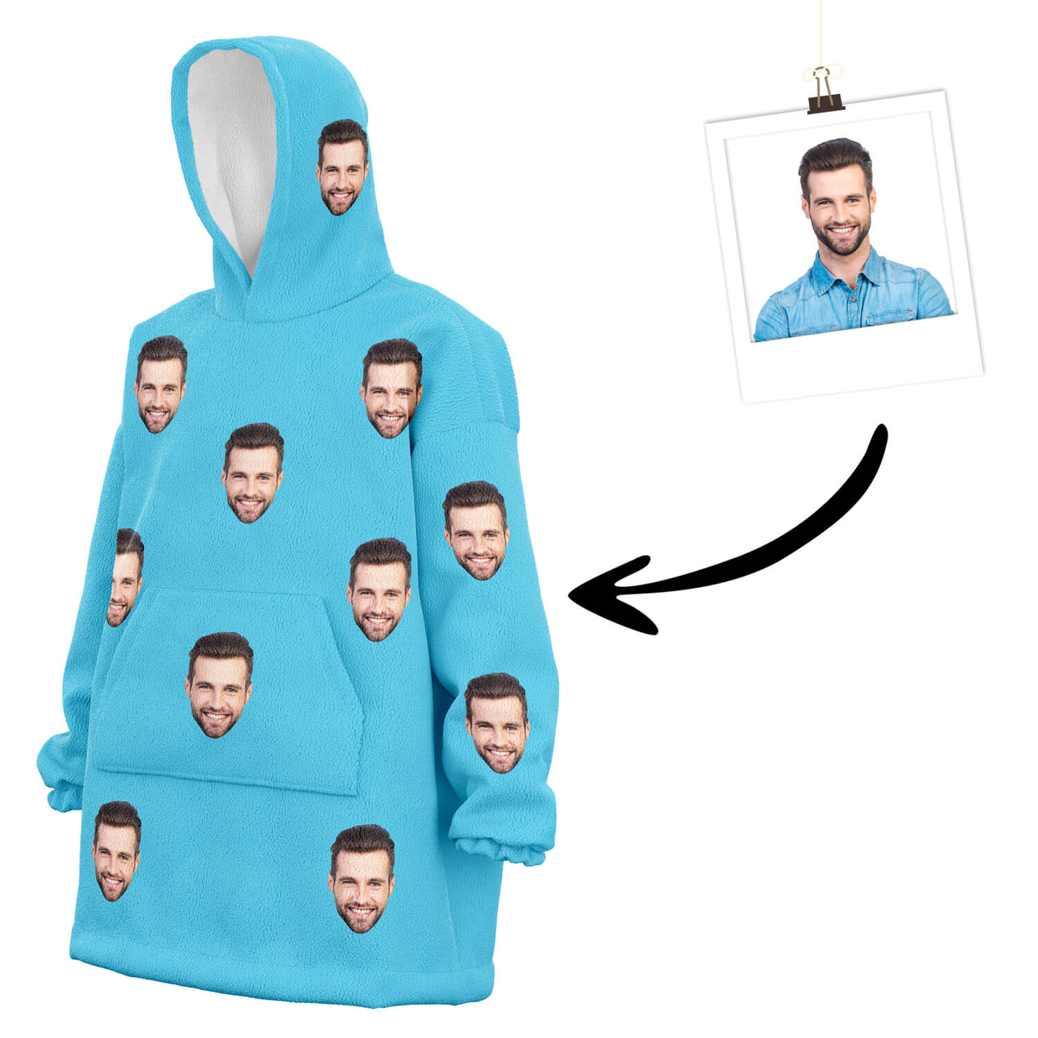 SuperHoodie Custom Face Hoodie