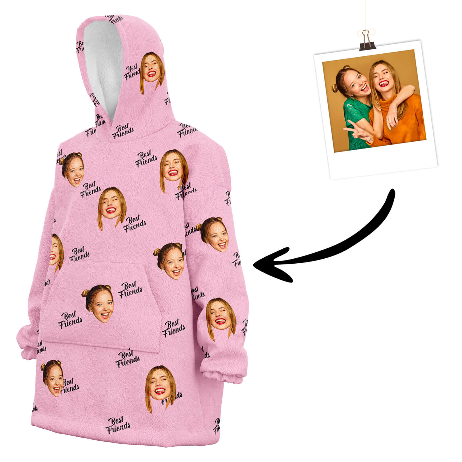 SuperHoodie Custom Best Friends Hoodie